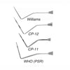 CP-12 color-coded single end probe (3-6-9-12 mm) with #6 large 3/8
