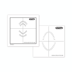 Hu-Friedy FDI Rubber Dam Template