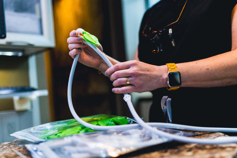 ReLeaf Suction Kit Green / Gray / White Ea | SurgiMac Dental Supply