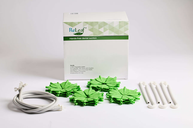 ReLeaf Suction Kit Green / Gray / White 1/Kt | SurgiMac Dental Supply