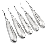 SurgiMac Dental Surgical Root Elevator, HEIDBRINK Root TIP Elevator, Stainless Steel, Pro Series, 5/Pk