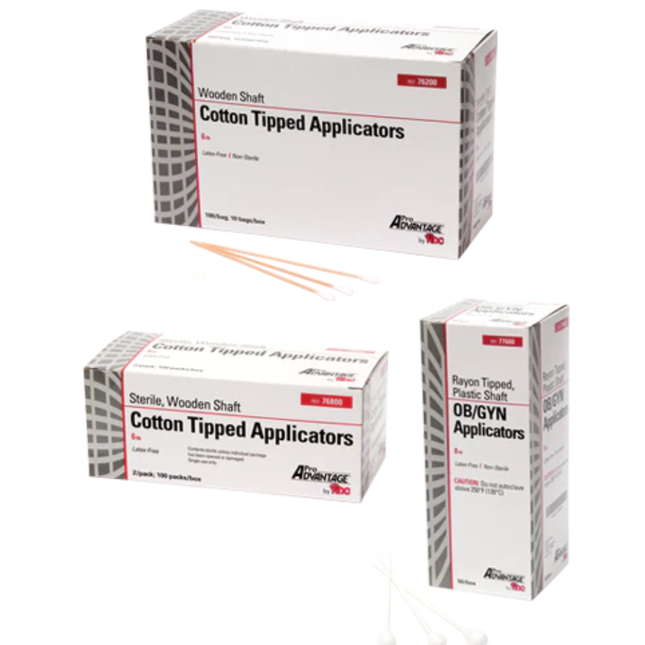 OB/GYN, 8", Rayon Tipped, Plastic, 50/bx