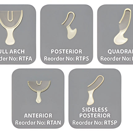 Bite Registration Trays, Excellent Retention, Sturdy Plastic