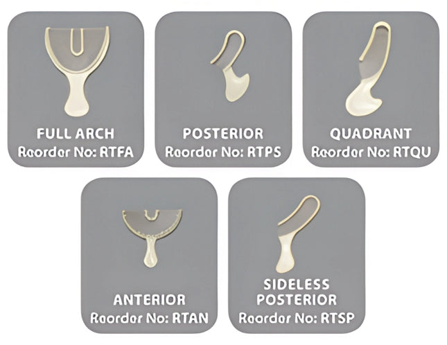 Bite Registration Trays, Excellent Retention, Sturdy Plastic