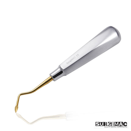 SurgiMac Spade Elevator - Left, Gold Tips, Stainless Steel, Air Series, 1/Pk