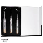 SurgiMac Root Tip Pick Elevators, Set of 3, Easy Grip Handle, Stainless Steel, Pro Series, 3/Pk | SurgiMac Dental Supply