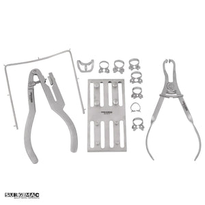 SurgiMac Rubber Dam Kit, 8 Clamps and Accessories, Pro Series, 1/Pk