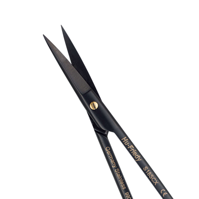 Hu-Friedy Iris, Curved/Delicate, Super-Cut, Black Line | SurgiMac Dental Supply