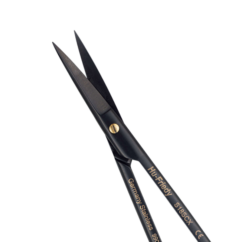 Hu-Friedy Iris, Curved/Delicate, Super-Cut, Black Line | SurgiMac Dental Supply