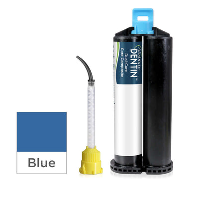 Absolute Dentin Dual-Cure Core Composite, Blue Shade 50ml Carriage & Tips