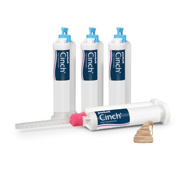 Parkell | Cinch Light Dental Adhesive Kit: 4 Cartridges, 10 Mixing Tips | S460S