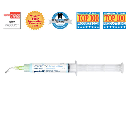 Predicta Bioactive Desensitizer Gel (Single-Syringe) | S626 | | Cements, Dental, Dental Supplies, Desensitizer, liners & adhesives | Parkell | SurgiMac