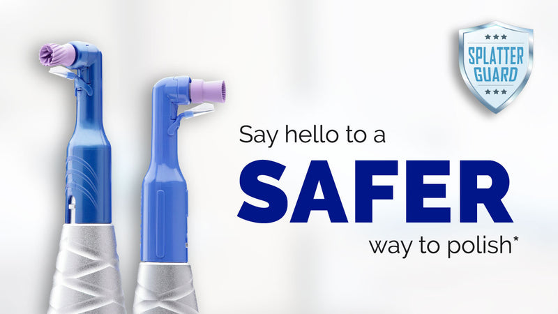 Vera Splatter Guard Classic Elite Original LF Prophy Angle w/Cup, 750/Bx. Soft 296249