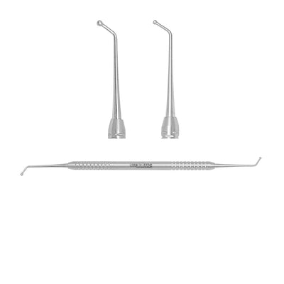 SurgiMac #26/27S Burnisher, Double-Ended, Stainless Steel, Slim Series, 1/Pk