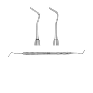 SurgiMac #4/5 Gregg Double-Ended Plastic Filling Instrument, Stainless Steel, Slim Series, 1/Pk 13-1019-S