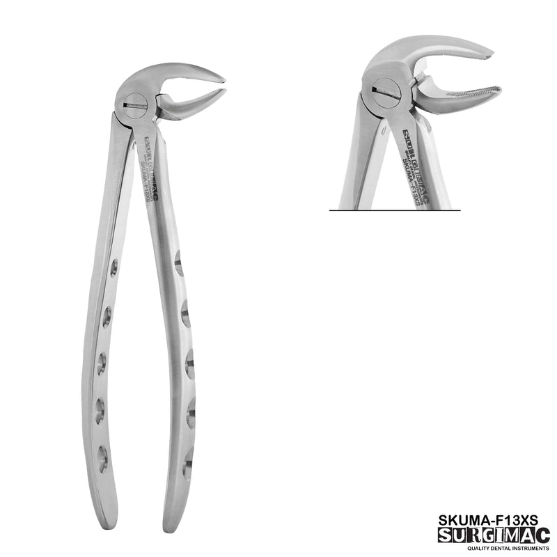 SurgiMac #13 Extracting Forceps, Lower Premolars, Atraumair, Stainless Steel, Air Series, 1/Pk | SurgiMac Dental Supply