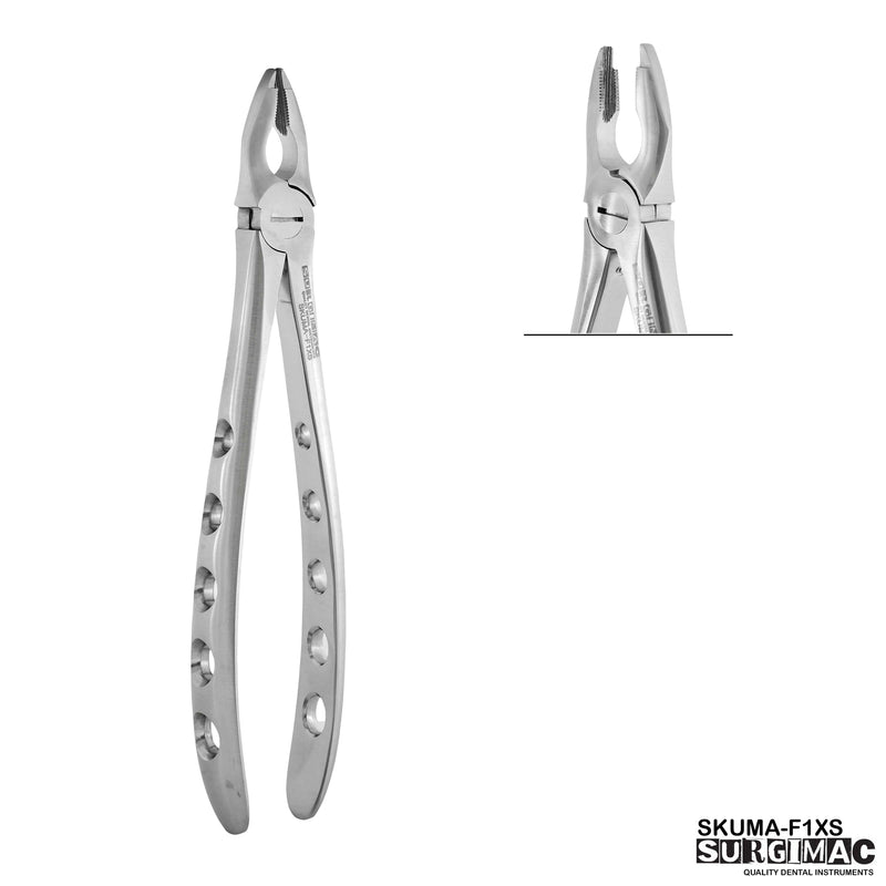 SurgiMac #1 Extracting Forceps, Stainless Steel, Air Series, 1/Pk | SurgiMac Dental Supply