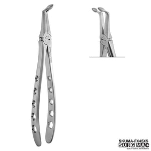 SurgiMac #45 Root Forceps, Serrated, Lower Roots, Atraumair, Stainless Steel, Air Series, 1/Pk | SurgiMac Dental Supply