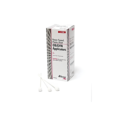 OB/GYN, 8", Rayon Tipped, Plastic, 50/bx