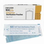 SurgiMac Self Seal Sterilization Pouch, Self-Sealing, Paper/Blue film, MacSafe