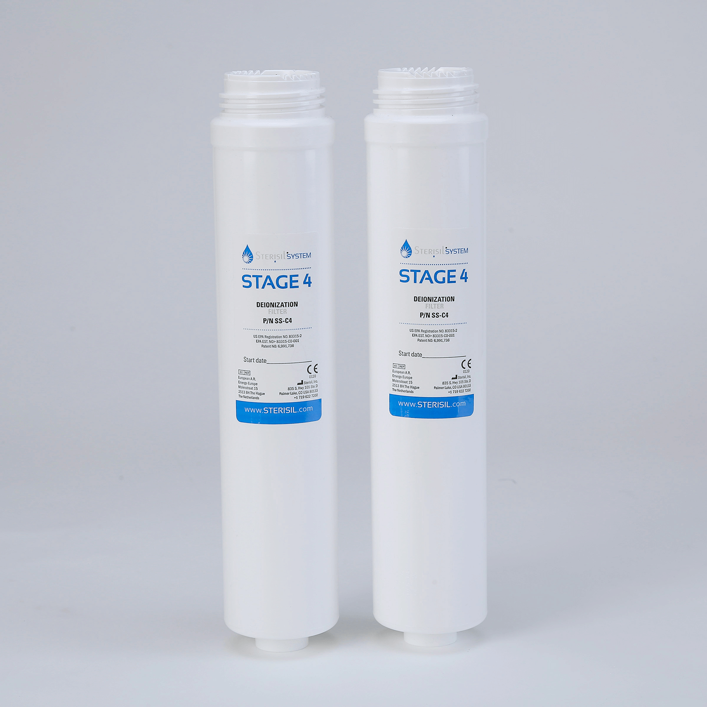 Sterisil G4 Cartridge Replacement Kits (2) Stage 4 - Deionization Cartridges | SurgiMac Dental Supply