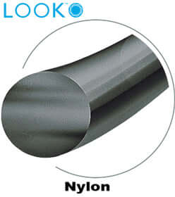 Nonabsorbable Suture with Needle LOOK Nylon C3 3/8 Circle Precision Reverse Cutting Needle Size 5 - 0 Monofilament 1285B