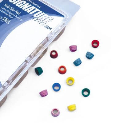 Hu-Friedy Signature Series™ Grips, Assorted Colors, 80 Pack | SurgiMac Dental Supply