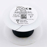 Nonabsorbable Suture without Needle LOOK Silk Braided Size 4-0 SP116