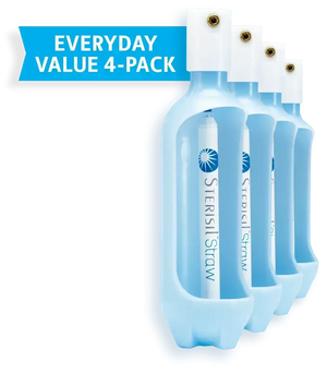 Sterisil Straw Everyday Value 4 Pack - Municipal - 4/pack | SurgiMac Dental Supply
