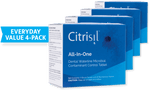 Citrisil Waterline Maintenance Tablets White - 4 Pack - .70-1L Bottles | SurgiMac Dental Supply