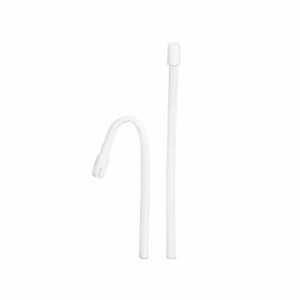 Dukal Disposable White Saliva Ejectors, White Vented Tip