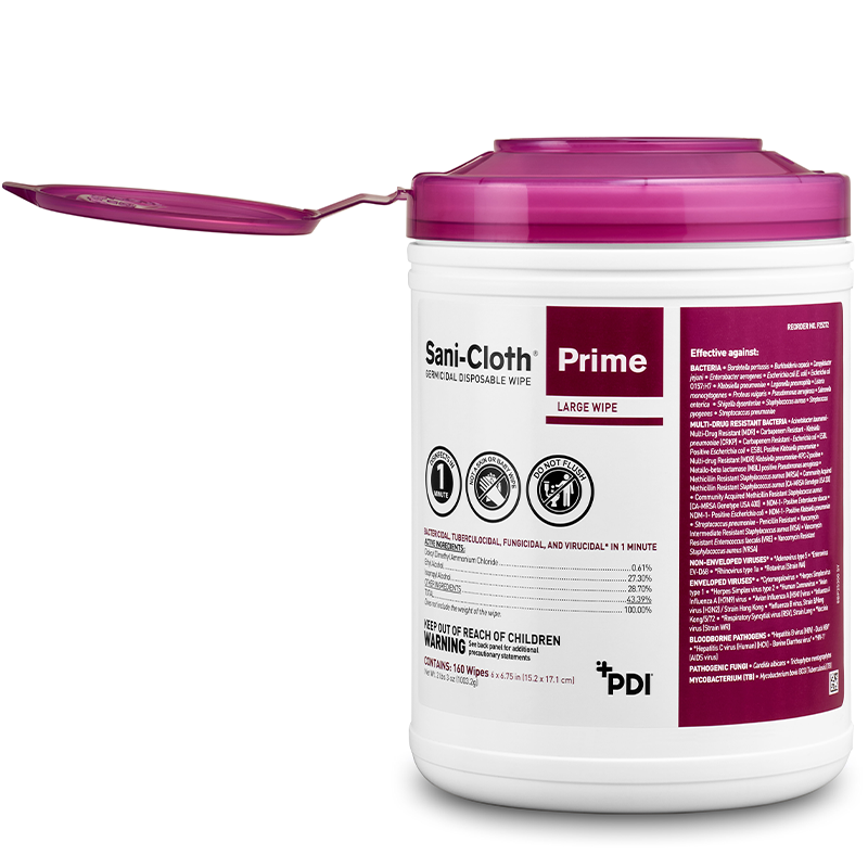 Sani-Cloth Prime Germicidal Wipes by PDI P25372