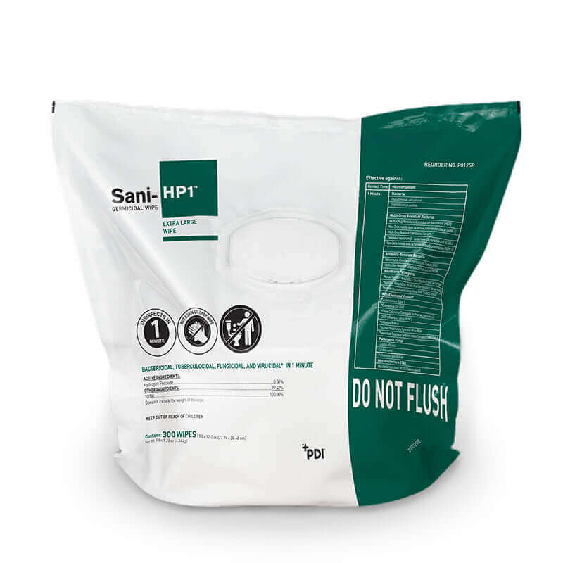 Sani-HP1™ Germicidal Disposable Wipe | SurgiMac Dental Supply