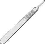 Scalpel Handle #3 | with Ruler | Pro Series by SurgiMac | Pack of 1 16-2452-P