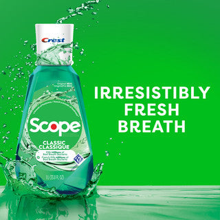 Crest Scope Mouthwash, 36 mL Bottle, Orig. Mint
