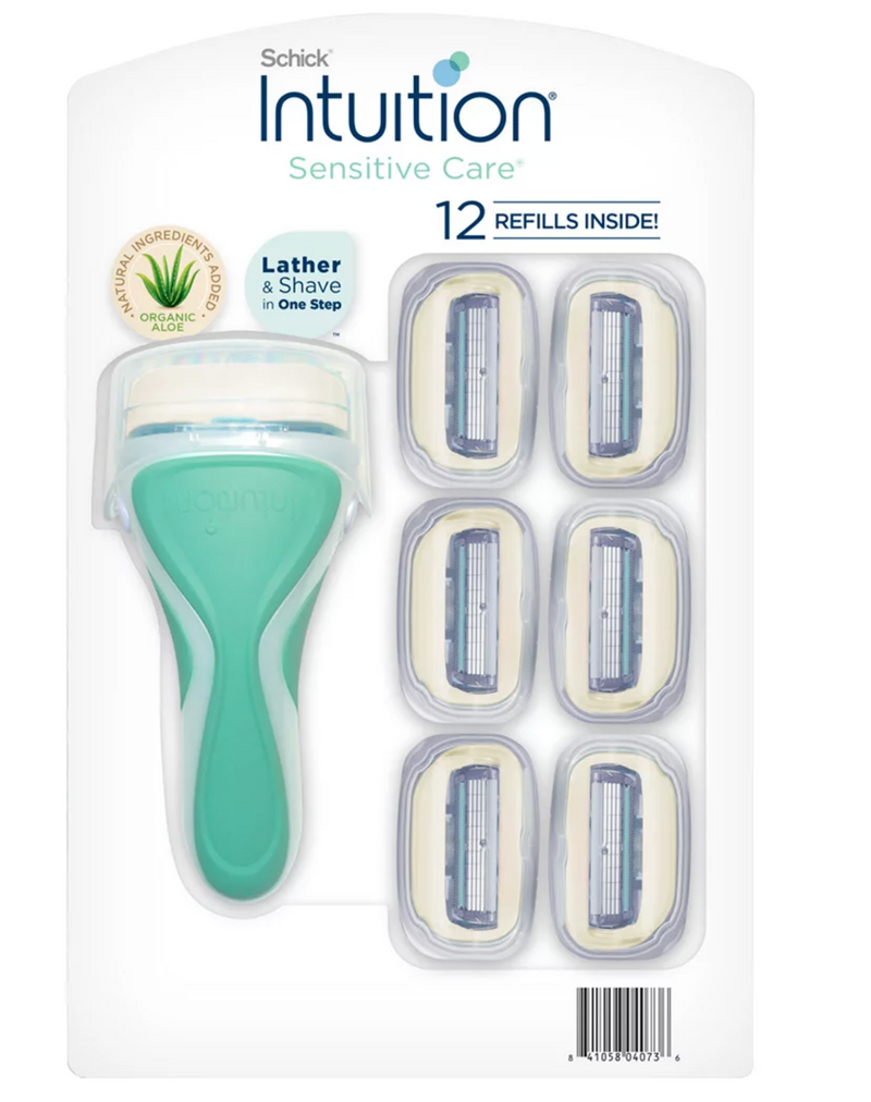 Schick Intuition Plus Sensitive Care Women's Razor Cartridges, 12 pk. 16452