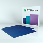 Hygenic 4.12” x 3.91" Non-Latex FR Framed Dental Dam ackage of 20