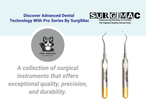 SurgiMac #79 & #80 Heidbrink Root Tip Picks, Set of Left and Right Extraction Elevators, Gold, Surgical Instruments, Stainless Steel, Pro Series, 2/Pk | SurgiMac Dental Supply
