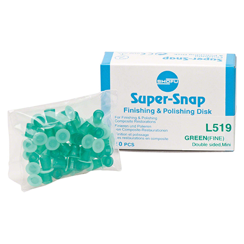 Super-Snap, Green, Fine, 50/pk L519