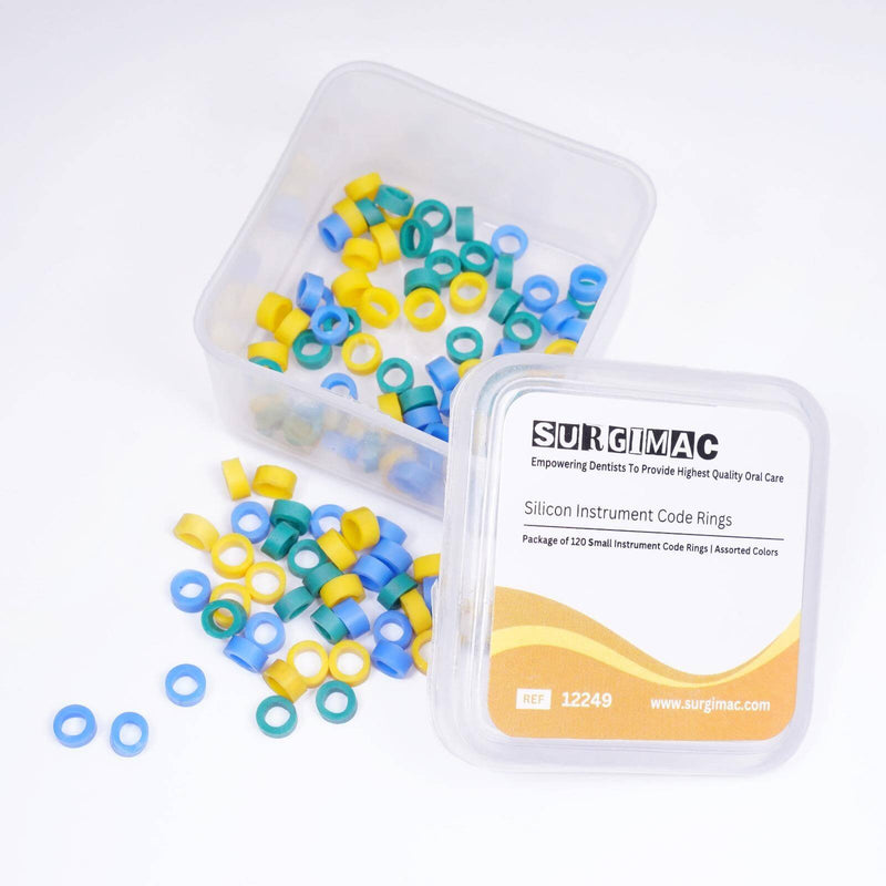 SurgiMac Silicone Instrument Code Rings, Assorted, Large, Eco Series, 120/ Pk | SurgiMac Dental Supply