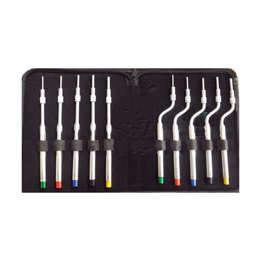 Sinus Lift Osteotomes Kit: Set of 10pcs Sinus Lift Instruments