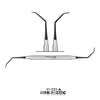 SurgiMac #2 Sinus Curette, Black(TiN) Tips, 2.8mm/5.0mm, Double-Ended, Stainless Steel, Air Series, 1/Pk