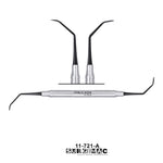 SurgiMac #2 Sinus Curette, Black(TiN) Tips, 2.8mm/5.0mm, Double-Ended, Stainless Steel, Air Series, 1/Pk | SurgiMac Dental Supply