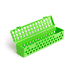 Steri-Container, Standard - Neon Green 8" x 1-3/4" x 1-3/4", for hand | SurgiMac Dental Supply