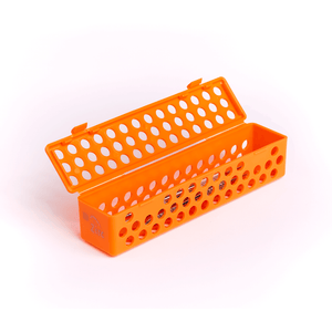 Steri-Container, Standard - Neon Green 8" x 1-3/4" x 1-3/4", for hand | SurgiMac Dental Supply