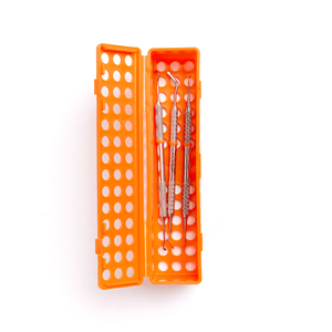 Steri-Container, Standard - Neon Green 8" x 1-3/4" x 1-3/4", for hand | SurgiMac Dental Supply