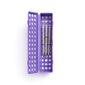 Steri-Container, Standard - Neon Green 8" x 1-3/4" x 1-3/4", for hand | SurgiMac Dental Supply