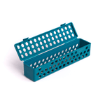 Steri-Container, Standard - Neon Green 8" x 1-3/4" x 1-3/4", for hand | SurgiMac Dental Supply