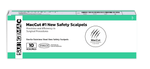 SurgiMac #22 Sterile Surgical Safety Scalpel, Stainless Steel, MacCut, 10/Pk | SurgiMac Dental Supply