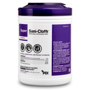 PDI | PDI Super Sani Cloth Large Disinfectant Wipes: Powerful Sani Cloth Wipes Kill 99.9% of Germs Q55172 | Q55172-1